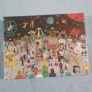 David Bowie In Outerspace 500 Piece Jigsaw Puzzle NWT